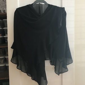 Black elegant wrap